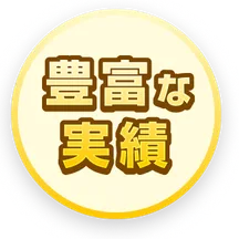 豊富な実績